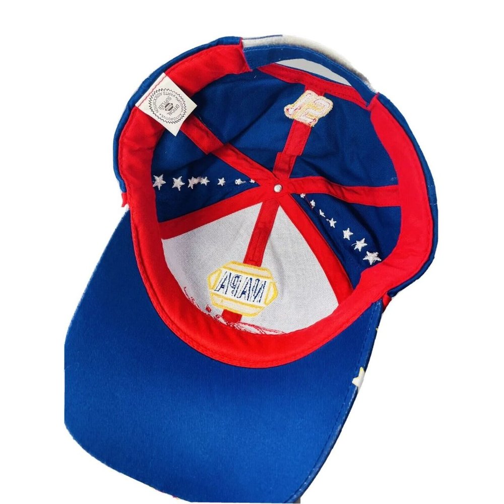 Napa Official Racing #15 Red White & Blue With Stars Adjustable Baseball Hat Cap - Picture 8 of 10